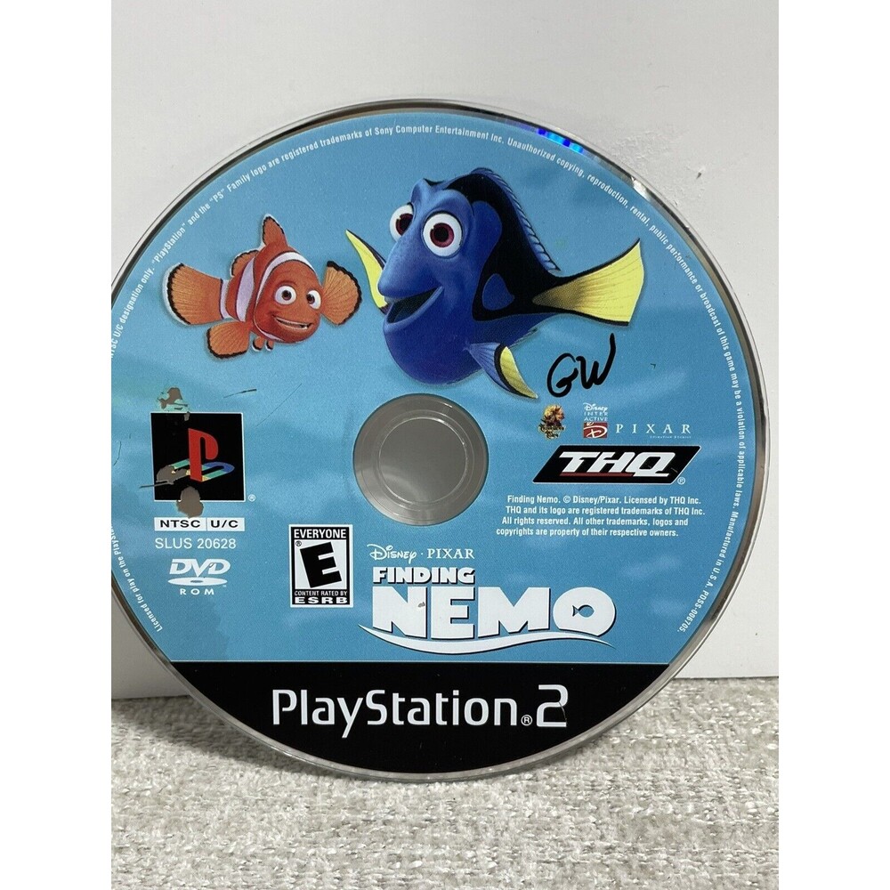 Disney Pixar Finding Nemo (Sony PlayStation 2, 2003) PS2 Game Disc Only